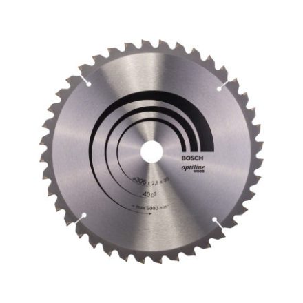 BOSCH Sägeblatt für Holz 305 x 30 x 2,5 mm / 40T Optiline Wood ATB / N