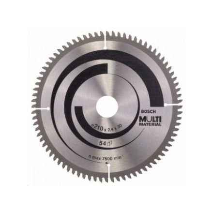 BOSCH Universal-Sägeblatt 210 x 30 x 2,5 mm / 80T MultiMaterial HLTCG