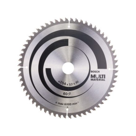 BOSCH Universal-Sägeblatt 254 x 30 x 3,2 mm / 60T MultiMaterial HLTCG