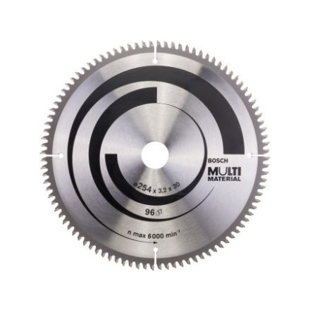 BOSCH Sägeblatt universal 254 x 30 x 3,2 mm / 96T MultiMaterial HLTCG
