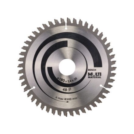 BOSCH Sägeblatt universal 180 x 30/20 x 2,4 mm / 48T MultiMaterial HLTCG