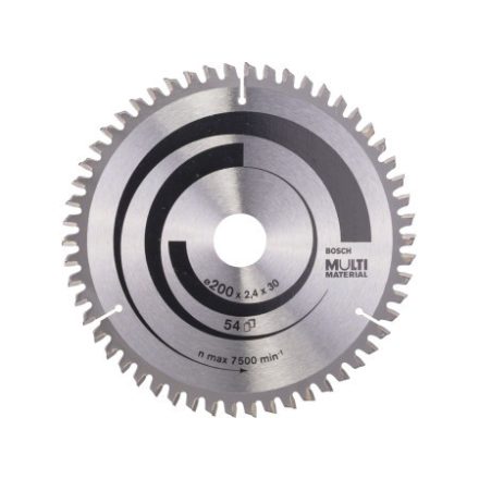 BOSCH Sägeblatt universal 200 x 30 x 2,4 mm / 54T MultiMaterial HLTCG