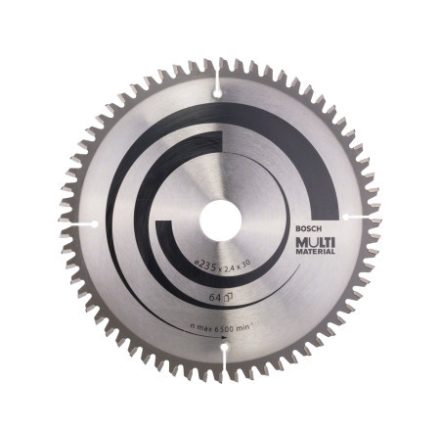 BOSCH Sägeblatt universal 235 x 30/25 x 2,4 mm / 64T MultiMaterial HLTCG