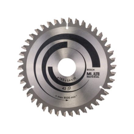 BOSCH Sägeblatt universal 165 x 30/20 x 2,4 mm / 42T MultiMaterial HLTCG