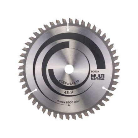 BOSCH Sägeblatt universal 184 x 30 x 2,4 mm / 48T MultiMaterial HLTCG