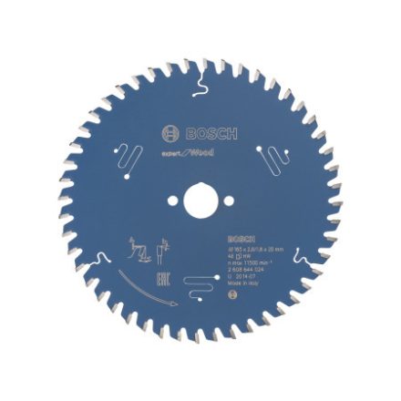 BOSCH Sägeblatt für Holz 165 x 20 x 2,6 mm / 48 Z Expert for Wood