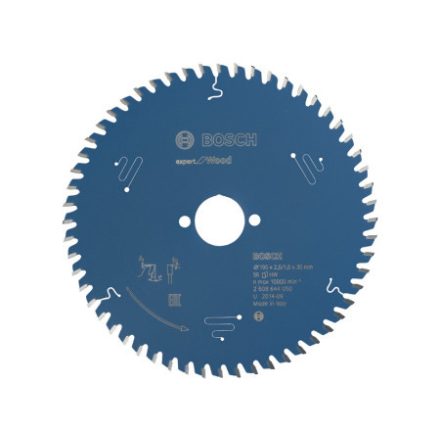 BOSCH Sägeblatt für Holz 190 x 30 x 2,6 mm / 56T Expert für Holz