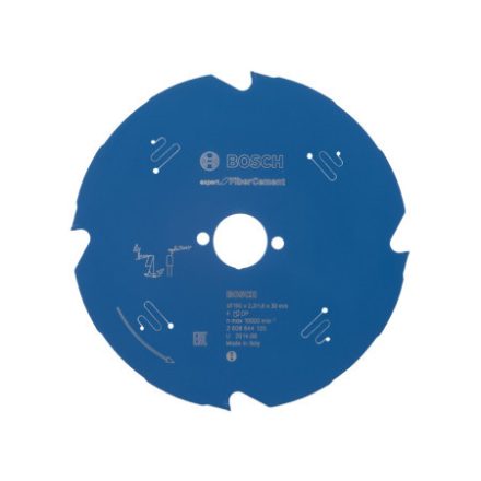 BOSCH Sägeblatt für zementgebundene Faserplatten 190 x 30 x 2,2 mm / 4T Expert für FiberCement