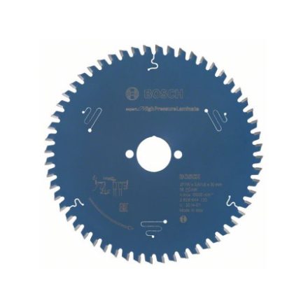 BOSCH Sägeblatt für Schichtstoffplatten 190 x 30 x 2,6 mm / 56Z Experte für Hochdrucklaminat