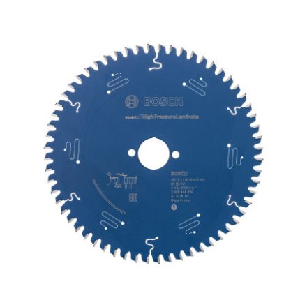 BOSCH Sägeblatt für Laminatplatten 210 x 30 x 2,8 mm / 60 Z Expert for High Pressure Laminate
