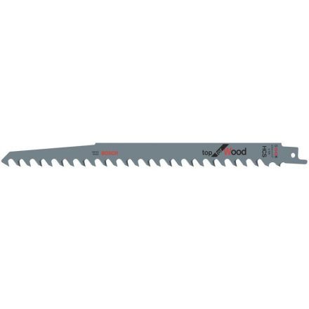 BOSCH Säbelsägeblatt für Holz S 1542 K 240 mm / 3TPI Top für Holz (2 Stück)