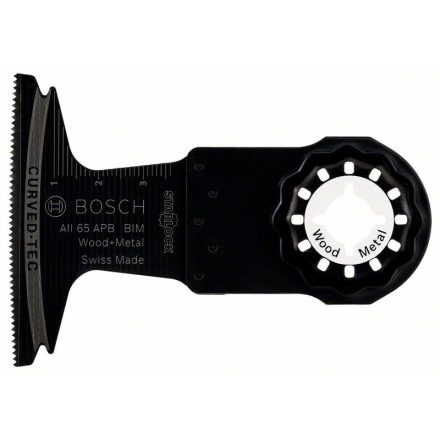 BOSCH AII 65 APB BIM, Curved-Tec, Holz und Metall