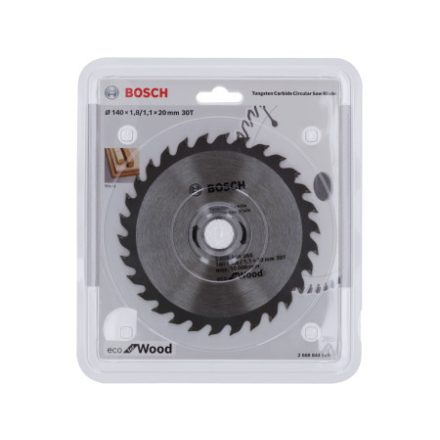 BOSCH Sägeblatt für Holz 140 x 20 x 1,8 mm / 30T ECO for Wood