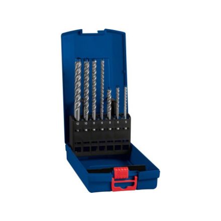 BOSCH EXPERT 7X Gesteinsbohrer-Set 7-teilig vierschneidig SDS-Plus (5/6/8 x 115 mm; 6/8/10/12 x 165 mm)