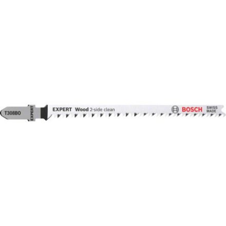 BOSCH EXPERT Stichsägeblatt für Möbelplatten T 308 BO 117/2,2 mm (3 Stück)