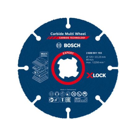BOSCH EXPERT Multitrennscheibe 125 x 22,2 mm X-LOCK