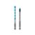 BOSCH EXPERT HEX-9 Hard Ceramic + Universal Bohrschaft 6 mm 1/4" Bit-Aufnahme (2 Stück)