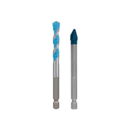BOSCH EXPERT HEX-9 Hard Ceramic + Universalbohrer 8 mm 1/4" Bitfassung (2 Stück)