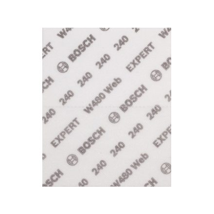 BOSCH EXPERT W480 Schleifnetz waschbar 140 x 115 mm /P240 (2 Stück)