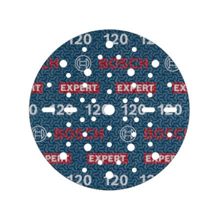 BOSCH EXPERT O780 Kletthaftende Schleifscheibe 150 mm / P120 mit keramischen Körnern (6 Stück)