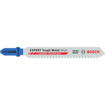BOSCH EXPERT Stichsägeblatt für Edelstahlbleche T155HHM 92 mm / 2,54TPI (3 Stück)