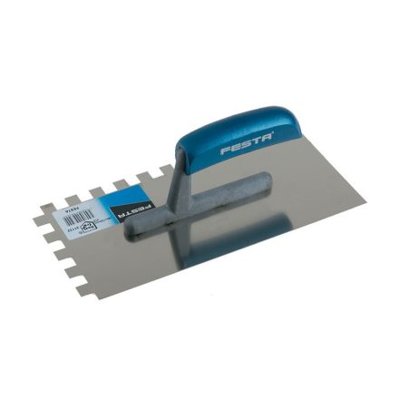 FESTA Zahnkelle 130 x 280 mm Inox 12 x 12 mm mit Kunststoffgriff