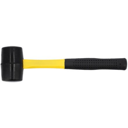 VOREL Gummihammer 370 g Fiberglasstiel 45 mm