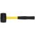 VOREL Gummihammer 370 g Fiberglasstiel 45 mm