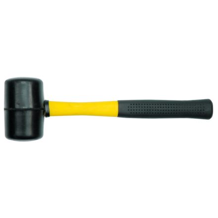 VOREL Gummihammer 500 g Fiberglasstiel 50 mm