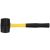 VOREL Gummihammer 500 g Fiberglasstiel 50 mm