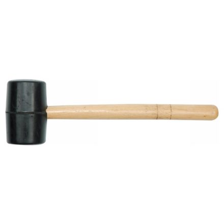 VOREL Gummihammer 450 g Holzstiel 55 mm