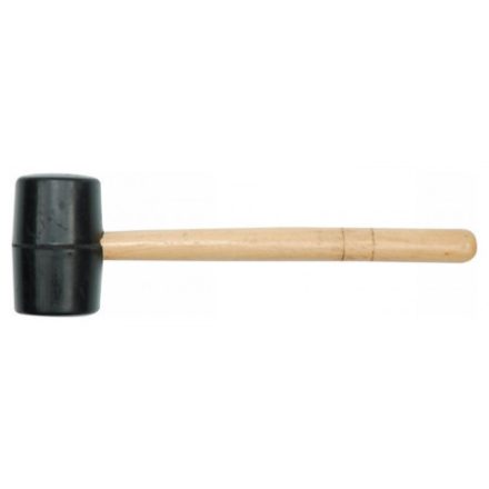 VOREL Gummihammer 450 g Holzstiel 55 mm