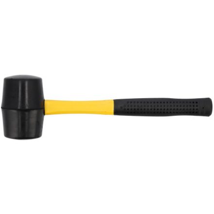 VOREL Gummihammer 700 g Fiberglasstiel 56 mm