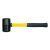 VOREL Gummihammer 700 g Fiberglasstiel 56 mm