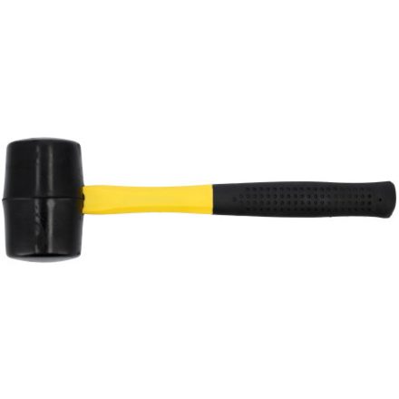 VOREL Gummihammer 1.000 g Fiberglasstiel 66 mm
