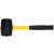 VOREL Gummihammer 1.200 g Fiberglasstiel 76 mm