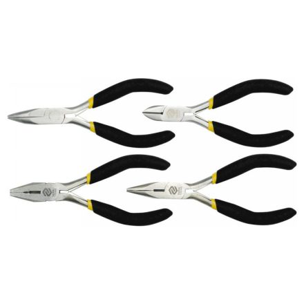 VOREL Mini-Zangen-Set 4-teilig 125 mm