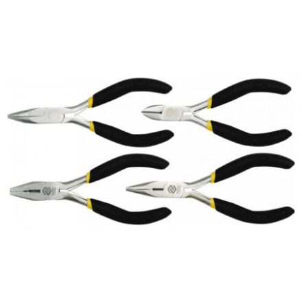 VOREL Mini-Zangen-Set 4-teilig 125 mm