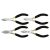 VOREL Mini-Zangen-Set 4-teilig 125 mm