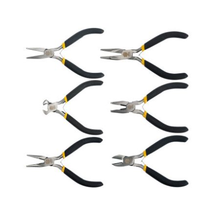 VOREL Mini-Zangen-Set 6-teilig 125 mm