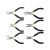 VOREL Mini-Zangen-Set 6-teilig 125 mm