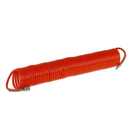 FESTA Pneumatikschlauch (Spirale) mit Schnellkupplung 8 mm x 15 m