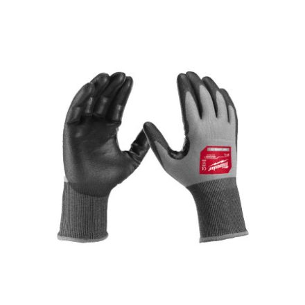 MILWAUKEE Arbeitsschutzhandschuhe schnittfest PU getaucht 3/C - L/9 Hi-Dex
