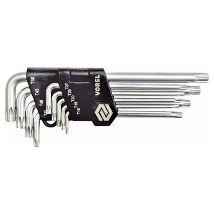 VOREL Torx-Schlüsselsatz 9-teilig T10-T50 CrV