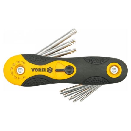 VOREL Torx-Schlüsselsatz 8-teilig T9-T40