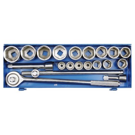 Steckschlüsselsatz 20-teilig 3/4" 22-50 mm