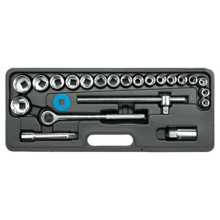 Steckschlüsselsatz 24-teilig 1/2" 8-30 mm
