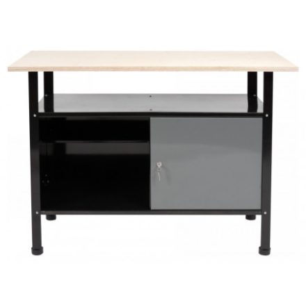 VOREL Cabinet Arbeitstisch mit 1 Tür 1160 x 600 x 830 mm