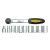 VOREL Steckschlüssel-Set 11-teilig 1/2" 10-24 mm CrV