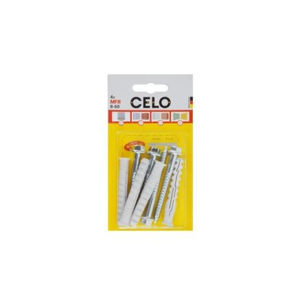 CELO Kunststoffdübel MFR 8-60 SB SSKS (4 Stück)